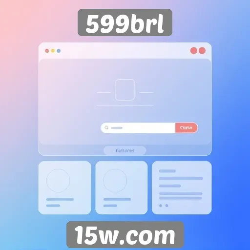 Explorando a interface do usuário no 599brl